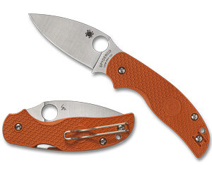 SPYDERCO SAGE 5 BRNT LTWT 3″ ORG