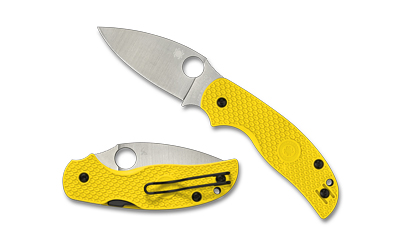 SPYC123PYL_1 SPYDERCO SAGE 5 LW SALT 3″ YELLOW