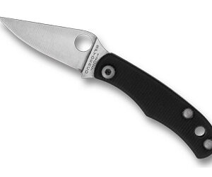 Spyderco Bug Black G-10 Folding Knife, 1.27 in