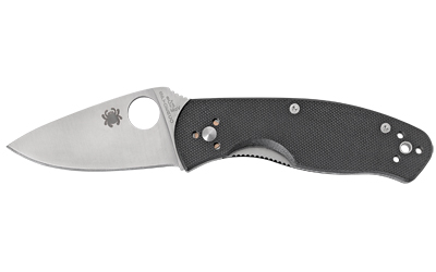 SPYC136GP_1 Spyderco Persistence C136GP 2.77″ 8Cr13MoV Black G-10 Folder