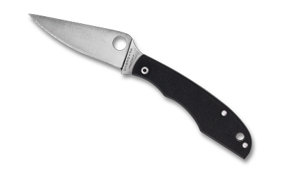 SPYC138GBKP_1 Spyderco Grasshopper G-10 2.3″ Black Satin 12C27