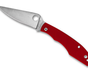 Spyderco Grasshopper G-10 2.3 inch Red Folding Knife