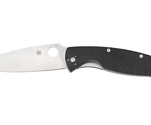 Spyderco Resilience C142GP 4.20in 8Cr13MoV Black G-10
