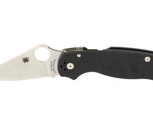 Spyderco Para 3 Satin — 2.95 inch Blade, Black G-10