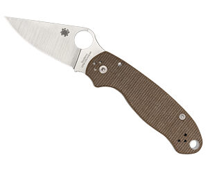 Spyderco Para 3 Brown Canvas Micarta CPM CRU-WEAR