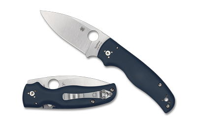 SPYC229GPCBL_1 Spyderco Shaman G-10 CPM SPY27 Folding Knife 3.58-inch
