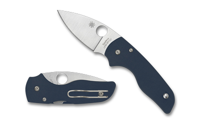 SPYC230GPCBL_1 Spyderco Lil’ Native CPM SPY27 Folding Knife