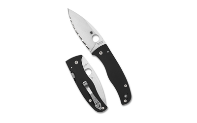 SPYC263GS_1 Spyderco Bodacious Black G-10 Folding Knife — CPM-S30V