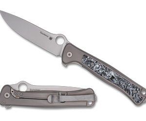 SPYDERCO SLYM STONEWASH TI 3.42″ GRY