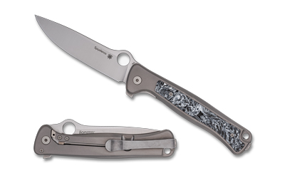 SPYC271TIP_1 SPYDERCO SLYM STONEWASH TI 3.42″ GRY