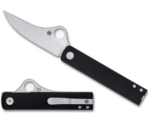 SPYDERCO ESSENZA ALUM 3.19″ BLACK