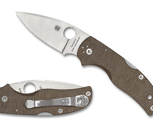 Spyderco Native 5 Brown Canvas Micarta 2.95 in