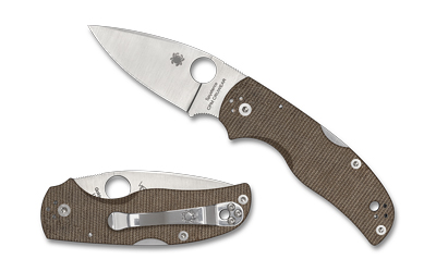Spyderco Native 5 Brown Canvas Micarta 2.95 in