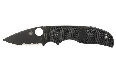 SPYC41PSBBK5_1 Spyderco Native 5 BL/PS Black FRN Folding Knife