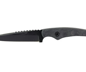STROUP MK2 4″ CERAKOTE BLK W/SHEATH