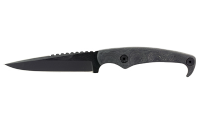 STROUP MK2 4″ CERAKOTE BLK W/SHEATH