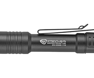 Streamlight MacroStream USB Flashlight — 500 Lumens, Black