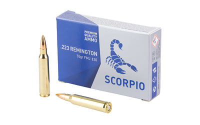 STVS223055F_1 STV Technology Scorpio 223 Rem 55Gr FMJ — 20rd Box
