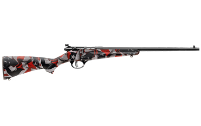 SV13801_1 Savage Rascal Youth .22 LR 16.13in American Flag Bolt