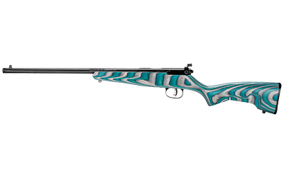 SV13802_1 Savage Rascal Minimalist .22 LR Rifle Teal/Gray