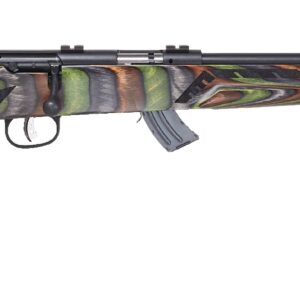 Savage Mark II Minimalist 22 LR 18in Threaded Green Laminate