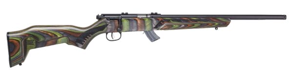 Savage Mark II Minimalist 22 LR 18in Threaded Green Laminate
