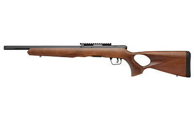SV70217_1 Savage B22 Timber Thumbhole Rifle .22 LR 10rd Wood