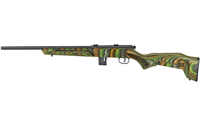 SV96636_1 Savage 93R17 Minimalist Rifle 18 in Green Laminate