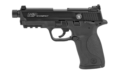 SW10199_1 S&W M&P22 Compact 22 LR Threaded 10+1 Black