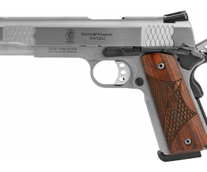 S&W SW1911 E-Series .45 ACP 5-inch Stainless Wood Grips