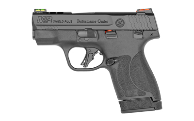 SW13254_1 S&W M&P Shield Plus PC 9mm Ported Fiber Optic 2 Mags