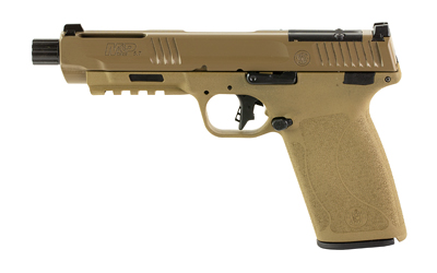 SW14004_1 Smith & Wesson M&P 5.7 5″ FDE Threaded Optic-Ready 2x22Rd
