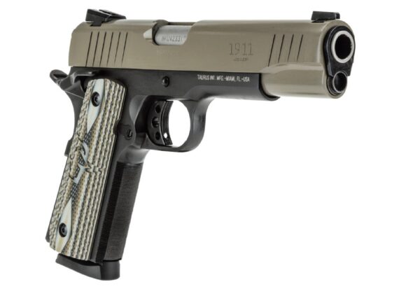 TA1-191101S-VZ Taurus 1911 .45 ACP 5″ Barrel Sand Cerakote Slide