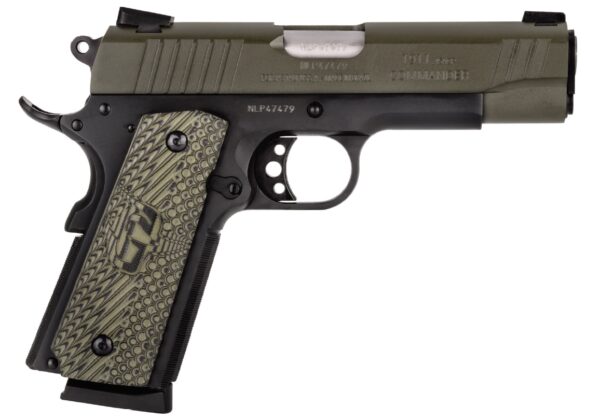 Taurus PT1911 Commander .45 ACP Mil‑Spec Green VZ Grips