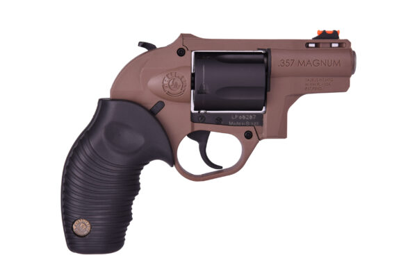TAURUS 605 POLY 357M BLK/BROWN 5SH 2″