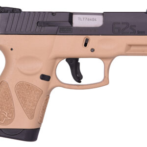 Taurus G2S 9mm 3.25″ 7+1 Black Slide FDE Grip