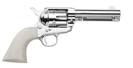 TD475NKPL Traditions 1873 Single Action Revolver .45 Long Colt 6-Rd Nickel