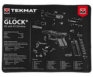 TekMat Ultra 20 Cleaning Mat for Glock 42/43, 15×20