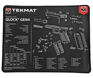 TekMat Ultra 15×20 Pistol Mat for Glock Gen4