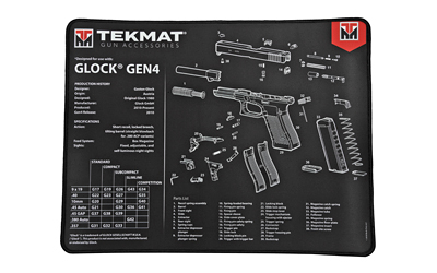 TekMat Ultra 15×20 Pistol Mat for Glock Gen4