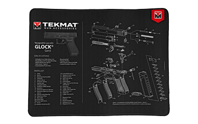 TEKR20-GLOCK-G5_1 TekMat Ultra 20 Cleaning Mat for Glock Gen5
