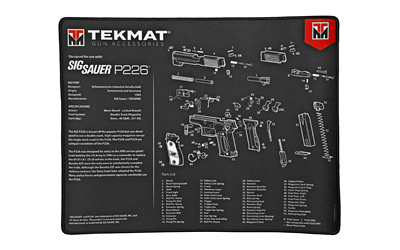 TEKR20-SIGP226_1 TekMat Ultra 20 Sig P226 15×20 Cleaning Mat