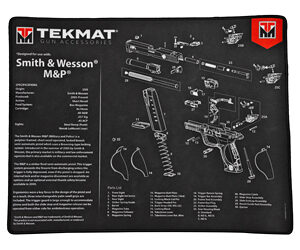 TEKR20-SW-MP_1 TEKMAT ULTRA PSTL MAT S&W M&P BLK