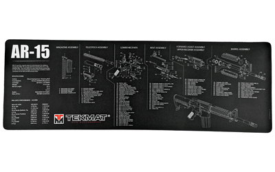 TEKR36-AR15_1 TekMat AR-15 Cleaning Mat 12×36 Black