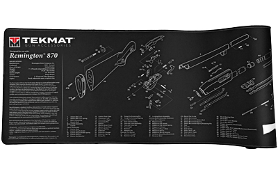 TEKR44-REM-870_1 TekMat Ultra Mat Remington 870 Cleaning Mat, 15×44, Black