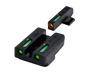 Truglo TFX Pro Tritium/Fiber-Optic Sights — Front Orange, Rear Green