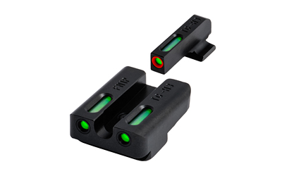 Truglo TFX Pro Tritium/Fiber-Optic Sights — Front Orange, Rear Green