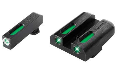 TG13GL1A_1 Truglo TFX Tritium/Fiber-Optic Sights for Glock Low – Green/White