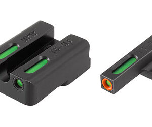 TRUGLO TFX Pro Sights — HK P30/VP9/VP40 Fit, Green/Orange
