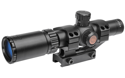 TRUGLO Tru-Brite 30 1-4x24mm Mil-Dot Scope 30mm Tube